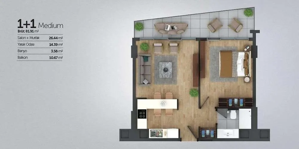 Lens Living Center Apartment Istanbul